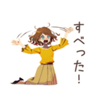 丸の内OL★雨の日連絡テンプレ（個別スタンプ：14）