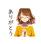 丸の内OL★雨の日連絡テンプレ（個別スタンプ：23）