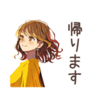 丸の内OL★雨の日連絡テンプレ（個別スタンプ：40）