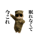 踊る！今これ軍人にゃんこ（個別スタンプ：5）