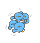 毎日使える！青いひよこ（個別スタンプ：32）