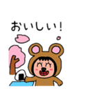 ポポベア 春を満喫！（個別スタンプ：15）