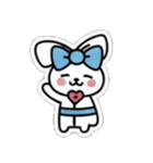 リボンうさぎさん（個別スタンプ：2）