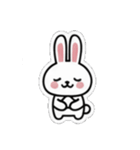 リボンうさぎさん（個別スタンプ：7）
