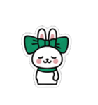 リボンうさぎさん（個別スタンプ：9）