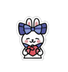 リボンうさぎさん（個別スタンプ：12）