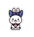 リボンうさぎさん（個別スタンプ：14）