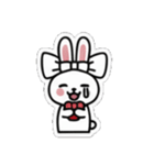 リボンうさぎさん（個別スタンプ：27）