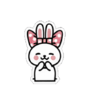 リボンうさぎさん（個別スタンプ：28）