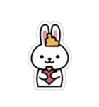 リボンうさぎさん（個別スタンプ：38）