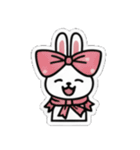 リボンうさぎさん（個別スタンプ：39）