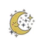 おやすみ専用Moon（個別スタンプ：4）