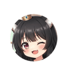 お忍びみなみちゃんプレミアム（個別スタンプ：3）