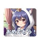 ぶどうみなみちゃんスタンプ（個別スタンプ：3）