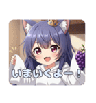 ぶどうみなみちゃんスタンプ（個別スタンプ：4）