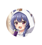 ぶどうみなみちゃんプレミアム（個別スタンプ：7）
