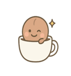 ほっこりコーヒー豆さんの声かけ便り（個別スタンプ：20）