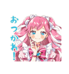 魔法少女★テスト応援＆休憩（個別スタンプ：16）