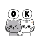 ねこ依存挨拶ポジティブ（個別スタンプ：24）