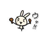 ひとことだけで伝えるうさぎ2（個別スタンプ：5）