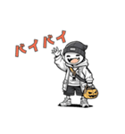ゆるかわスケルトンくん（個別スタンプ：9）