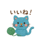 やさしい刺繍の毎日ことば（個別スタンプ：10）