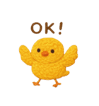 やさしい刺繍の毎日ことば（個別スタンプ：18）