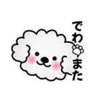 ずっと使えるワンコスタンプ♪トイプードル（個別スタンプ：40）