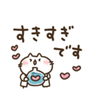 理系ねこゆる敬語挨拶スタンプ（個別スタンプ：5）