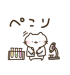 理系ねこゆる敬語挨拶スタンプ（個別スタンプ：25）