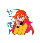 ポップな女の子の毎日挨拶♡（個別スタンプ：3）