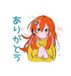 ポップな女の子の毎日挨拶♡（個別スタンプ：7）