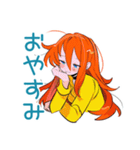 ポップな女の子の毎日挨拶♡（個別スタンプ：11）