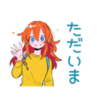 ポップな女の子の毎日挨拶♡（個別スタンプ：14）