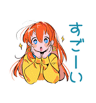 ポップな女の子の毎日挨拶♡（個別スタンプ：16）