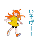 ポップな女の子の毎日挨拶♡（個別スタンプ：21）