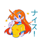 ポップな女の子の毎日挨拶♡（個別スタンプ：34）