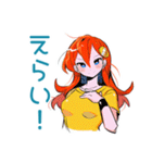 ポップな女の子の毎日挨拶♡（個別スタンプ：37）