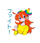 ポップな女の子の毎日挨拶♡（個別スタンプ：39）