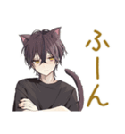 黒猫系男子★毎日あいさつ（個別スタンプ：30）