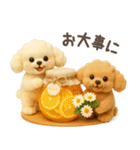 【3D】トイプードル・秋（個別スタンプ：26）