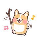 まるまるコーギー 3歳児（個別スタンプ：15）