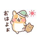 まるまるコーギー 3歳児（個別スタンプ：17）