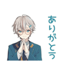 天使界隈くんの丁寧な欠席連絡（個別スタンプ：3）