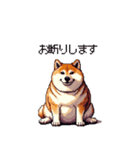 意外と使えるネガティブふとっちょ柴犬（個別スタンプ：1）