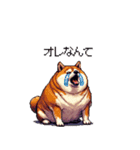 意外と使えるネガティブふとっちょ柴犬（個別スタンプ：9）