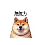 意外と使えるネガティブふとっちょ柴犬（個別スタンプ：22）