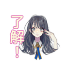 おしゃれJKのグルチャでおしゃべり（個別スタンプ：7）