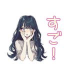 おしゃれJKのグルチャでおしゃべり（個別スタンプ：8）