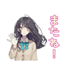 おしゃれJKのグルチャでおしゃべり（個別スタンプ：10）